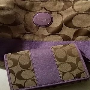 Coach Purse and wallet